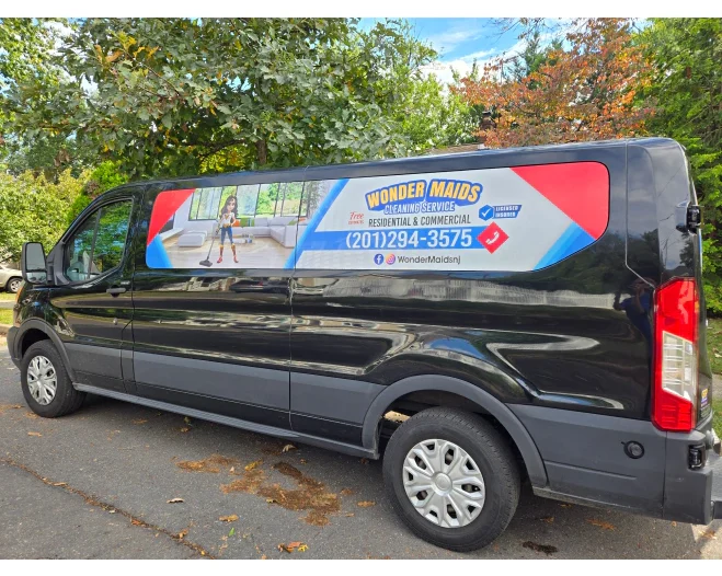 Wonder Maids Service Van
